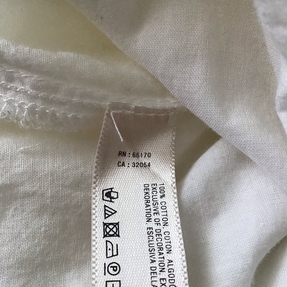 Feather Bone Sleeveless Tiered White Dress Lace Detail Size Medium - Picture 5 of 13